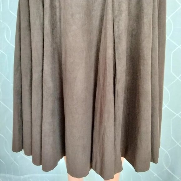 Cato brown ankle length skirt soft western style size M - Picture 7 of 7